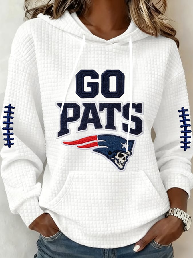 Women's Football Print Casual Sweatshirt