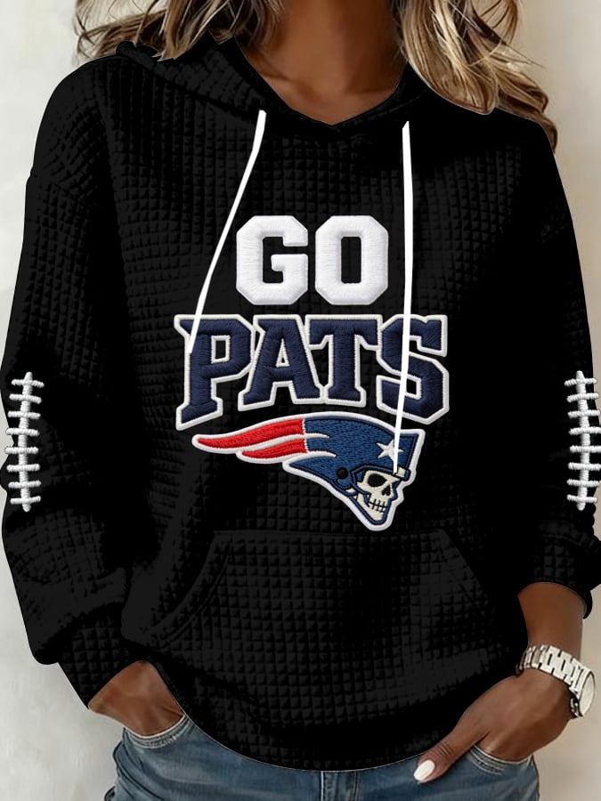 Women's Football Print Casual Sweatshirt