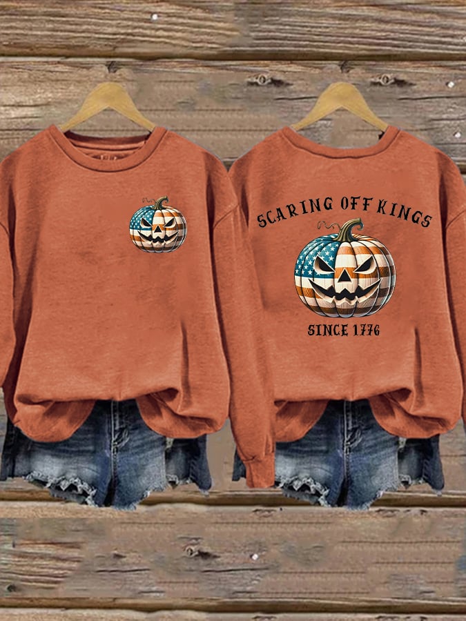 🔥Buy 3 Get 15% Off🔥Women's Scaring Off Kings Printed Sweatshirt