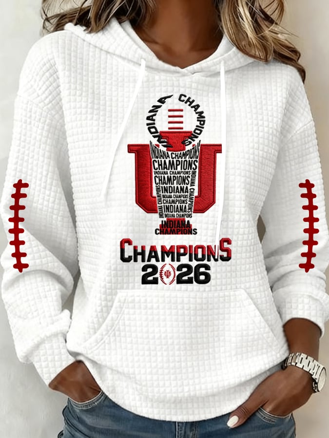 Women's Football Print Casual Sweatshirt