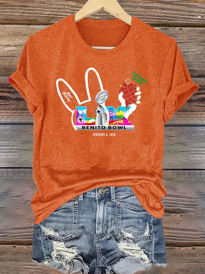 Women's Opening And Halftime Shows Print Casual T-shirt
