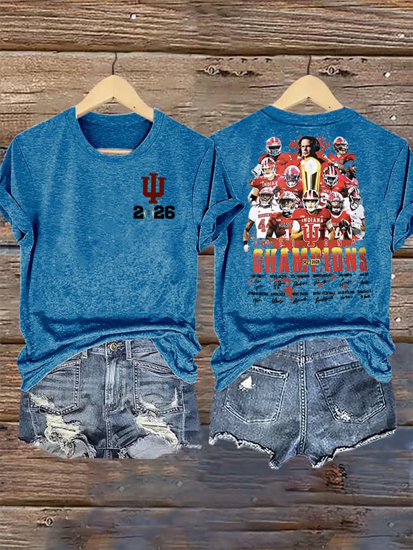 Women's Football Print T-Shirt