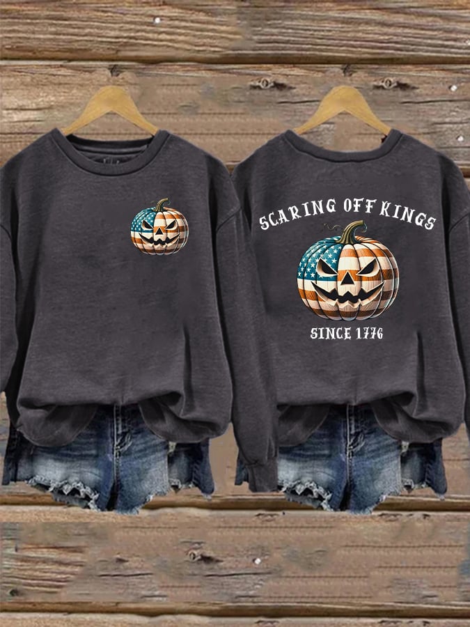 🔥Buy 3 Get 15% Off🔥Women's Scaring Off Kings Printed Sweatshirt
