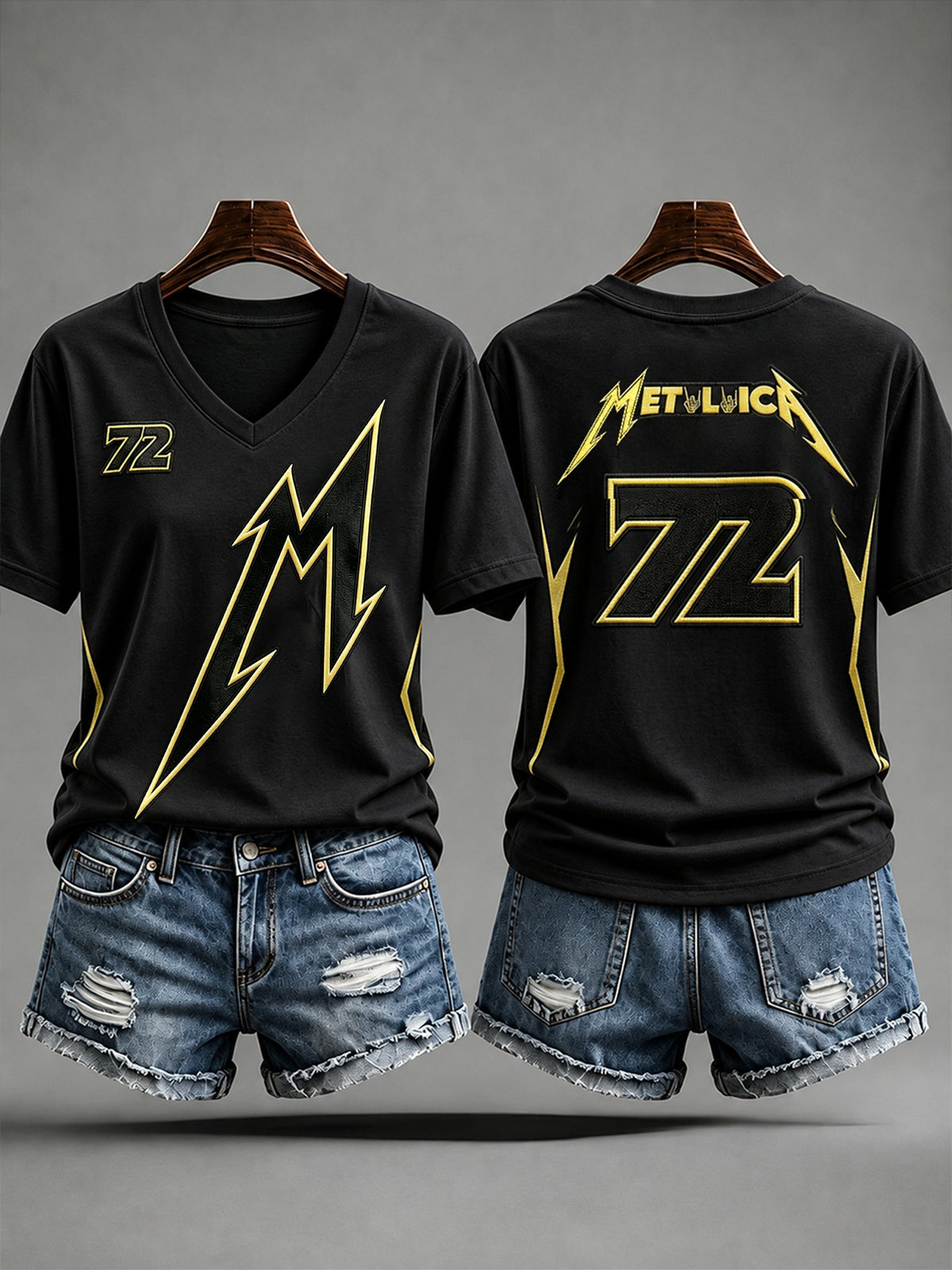 Women's Music Tour Print Casual T-shirt