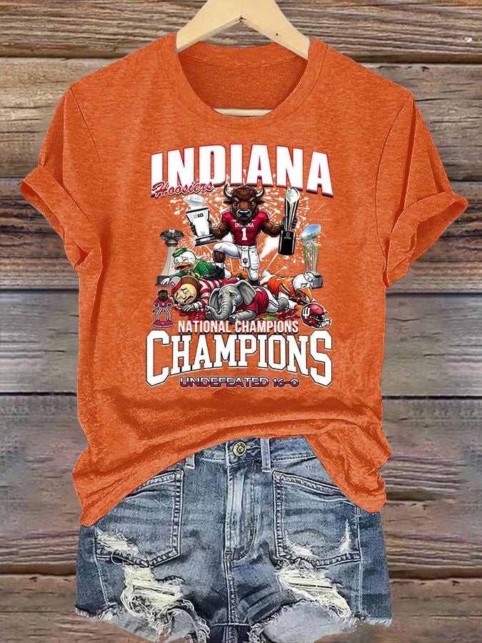 Women's Football Print T-Shirt
