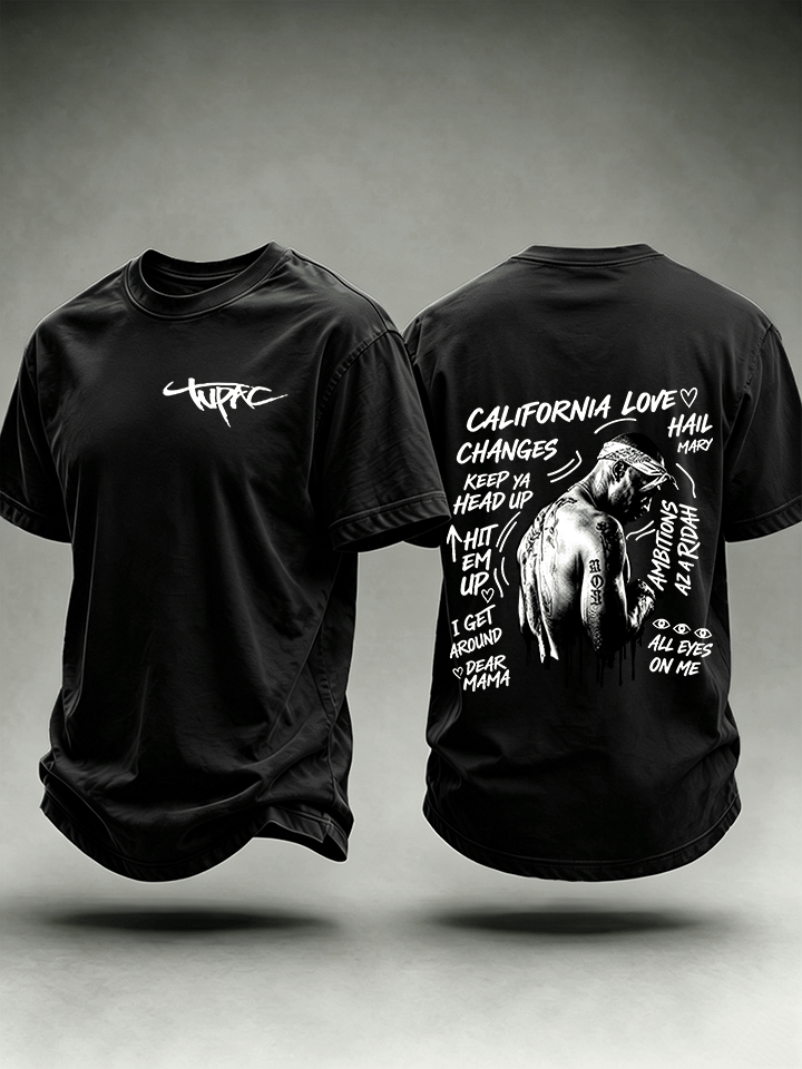 Men's Old School Rap Culture Iconic Hip Hop Legend Tee