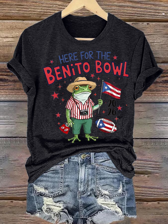 Women's Benito Bowl Puerto Rico Football T-Shirt