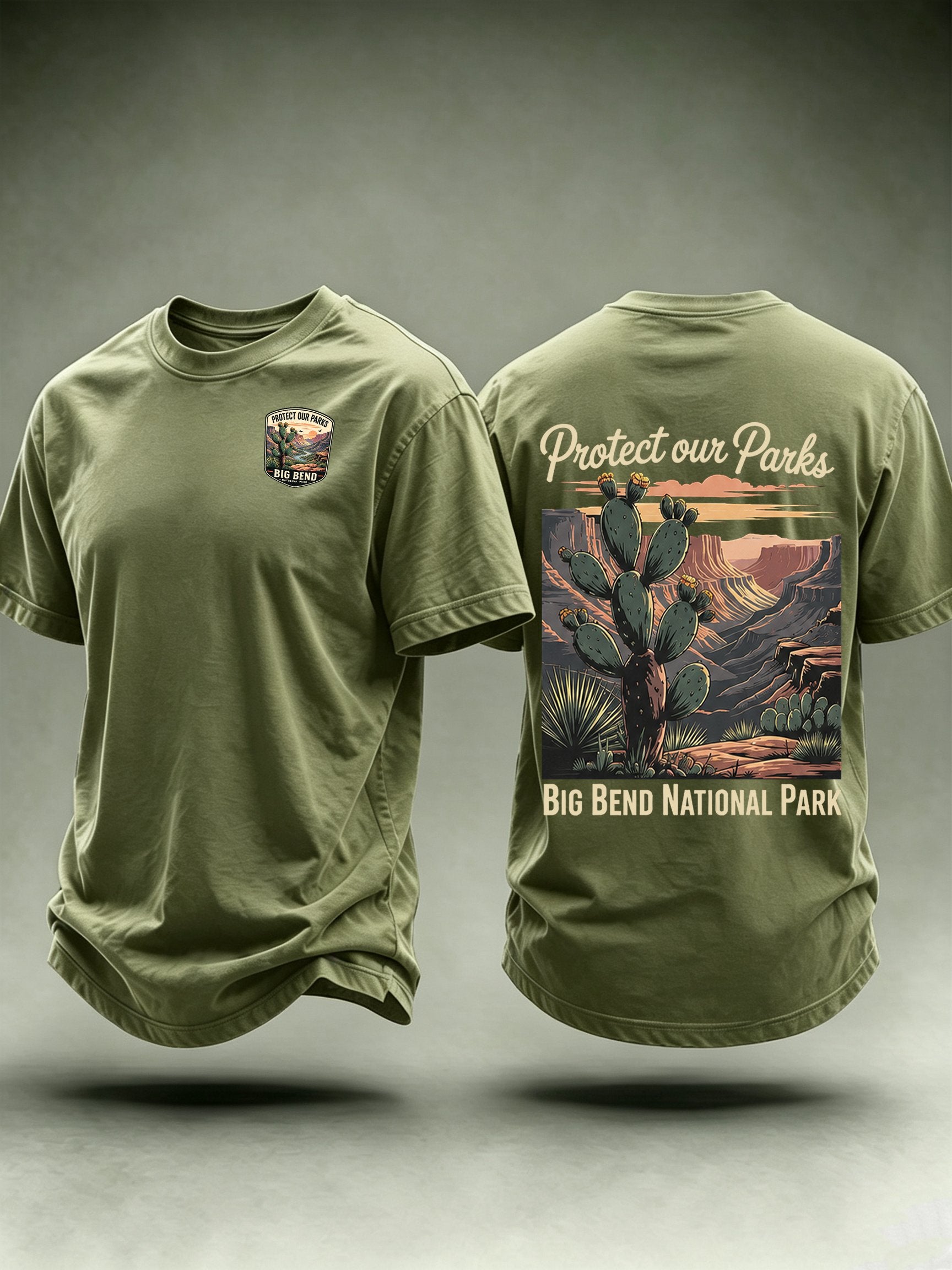 Men's Protect our Parks - Big Bend National Park T-Shirt