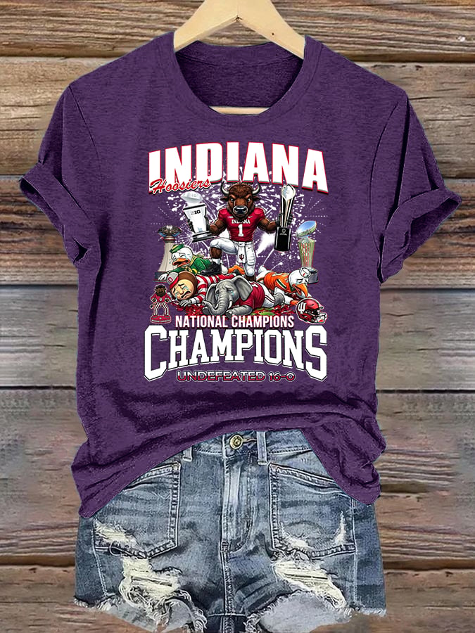 Women's Football Print T-Shirt