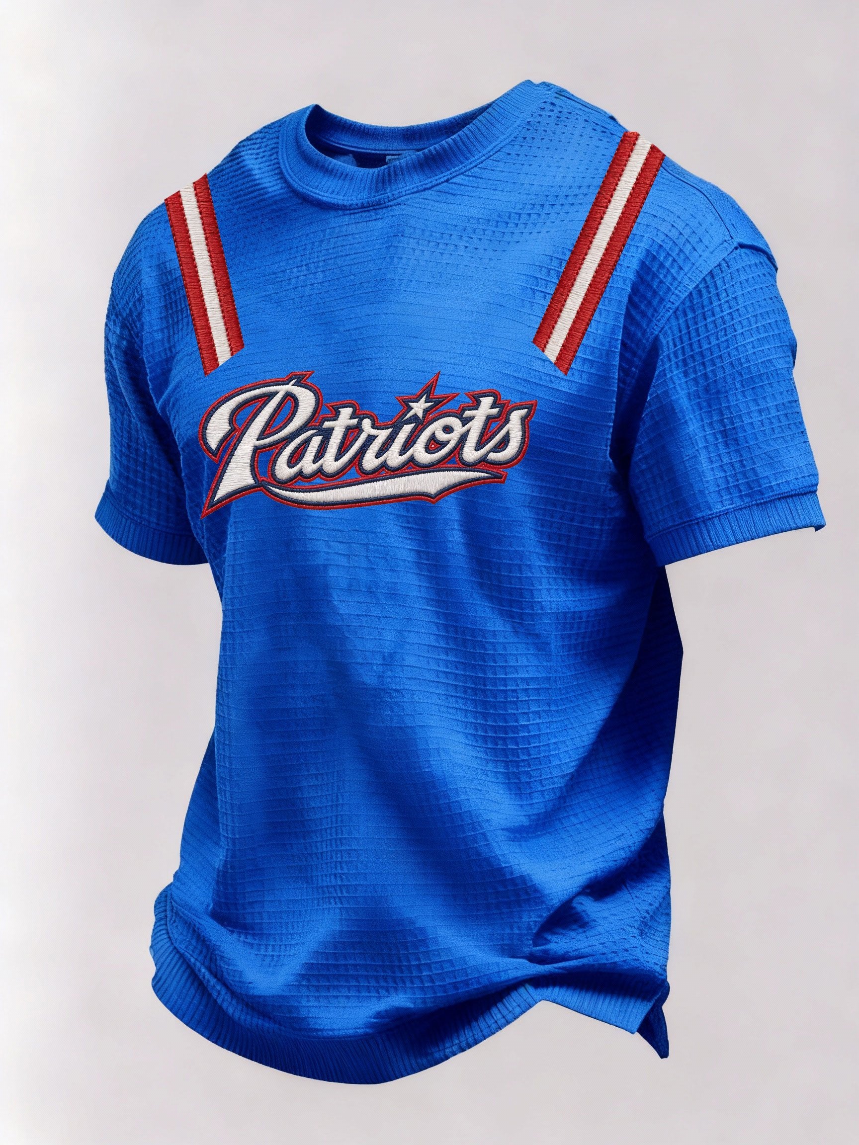 Men’s Football Graphic Waffle Knit Short Sleeve Crewneck T-Shirt