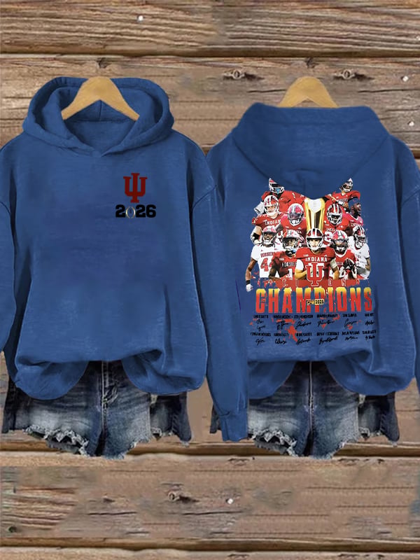 Women's Football Print Hoodies