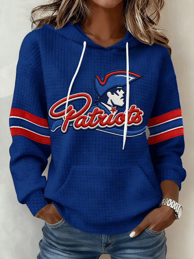 Women's Football Print Casual Sweatshirt