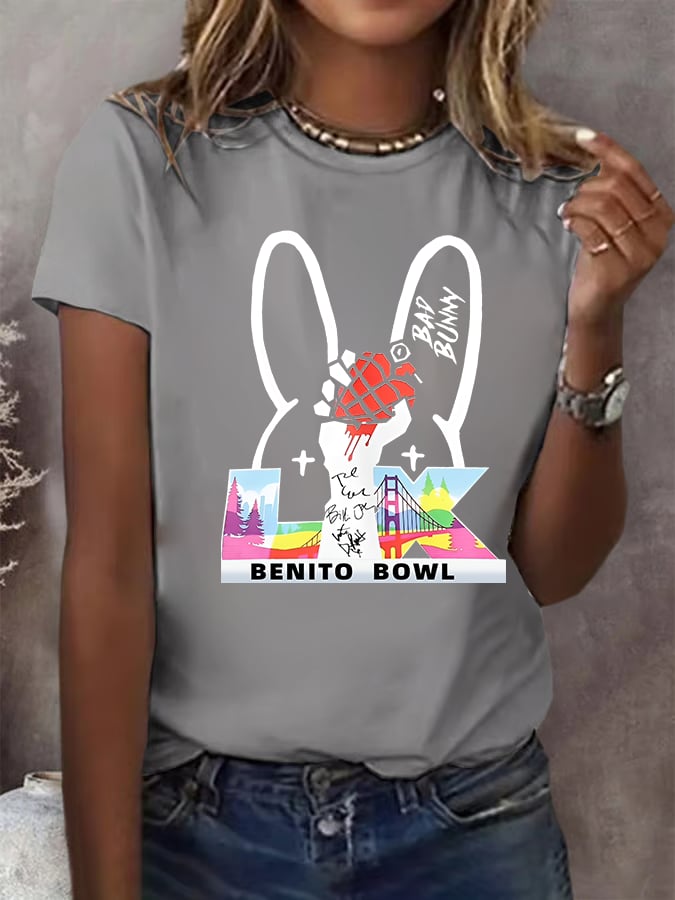 Women's  Opening And Halftime Shows Print Casual T-shirt