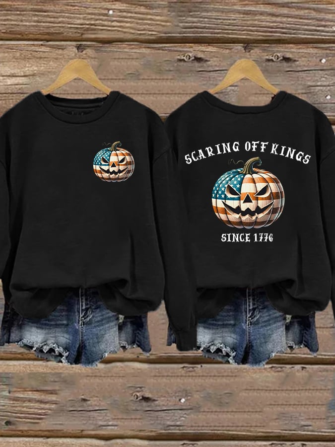 🔥Buy 3 Get 15% Off🔥Women's Scaring Off Kings Printed Sweatshirt