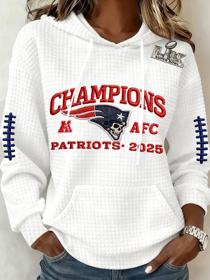 Women's Football Print Casual Sweatshirt