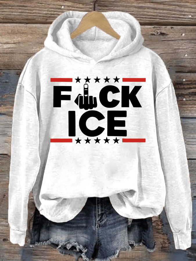 Women's  ICE  Print  Hoodie