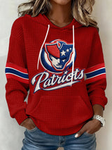 Women's Football Print Casual Sweatshirt