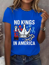 We Serve For The Country Not For The King Print  T-Shirt