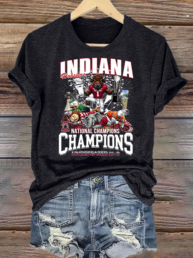 Women's  Football Print T-Shirt