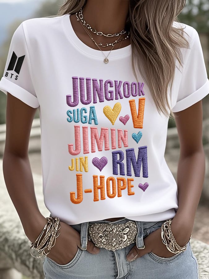 Women'S 2026 Bts Comeback Art Print T-Shirt