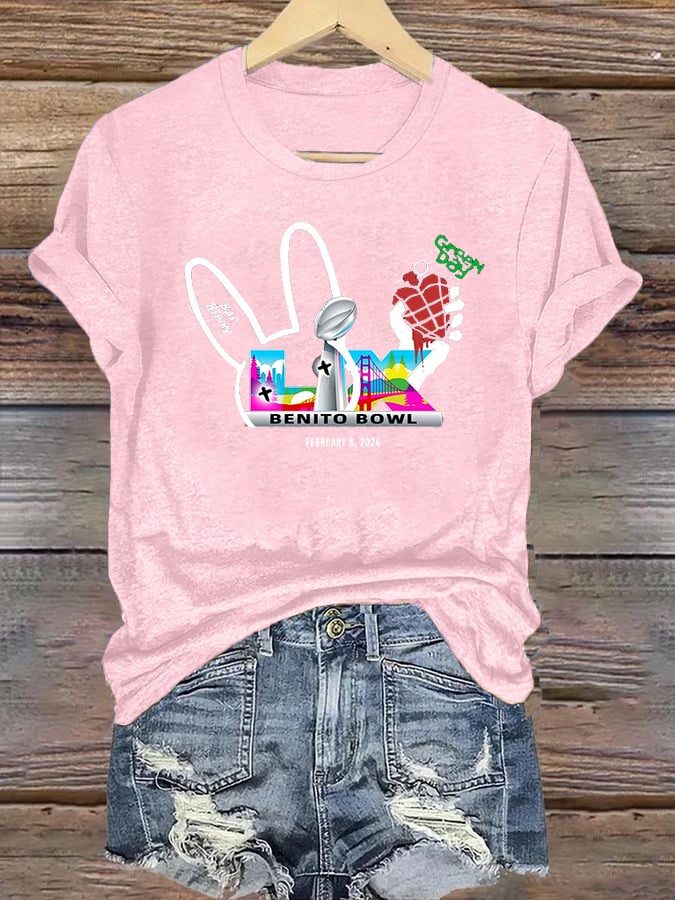 Women's  Opening And Halftime Shows Print Casual T-shirt
