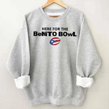 Puerto Rico Singer Benito Bowl Printed Sweatshirt