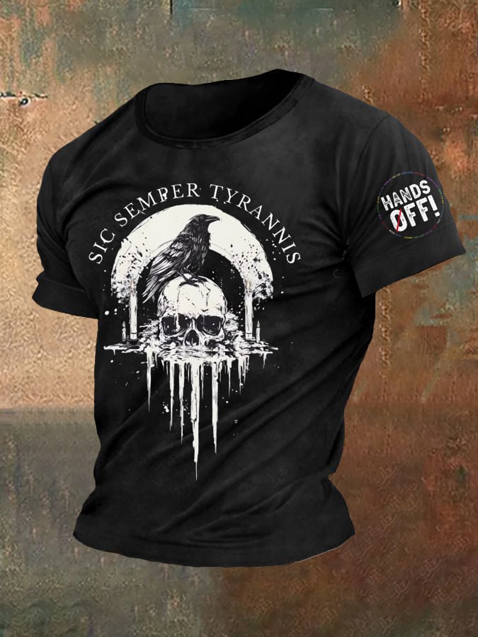 🔥Buy 3 Get 15% Off🔥Men's casual crow T-shirt