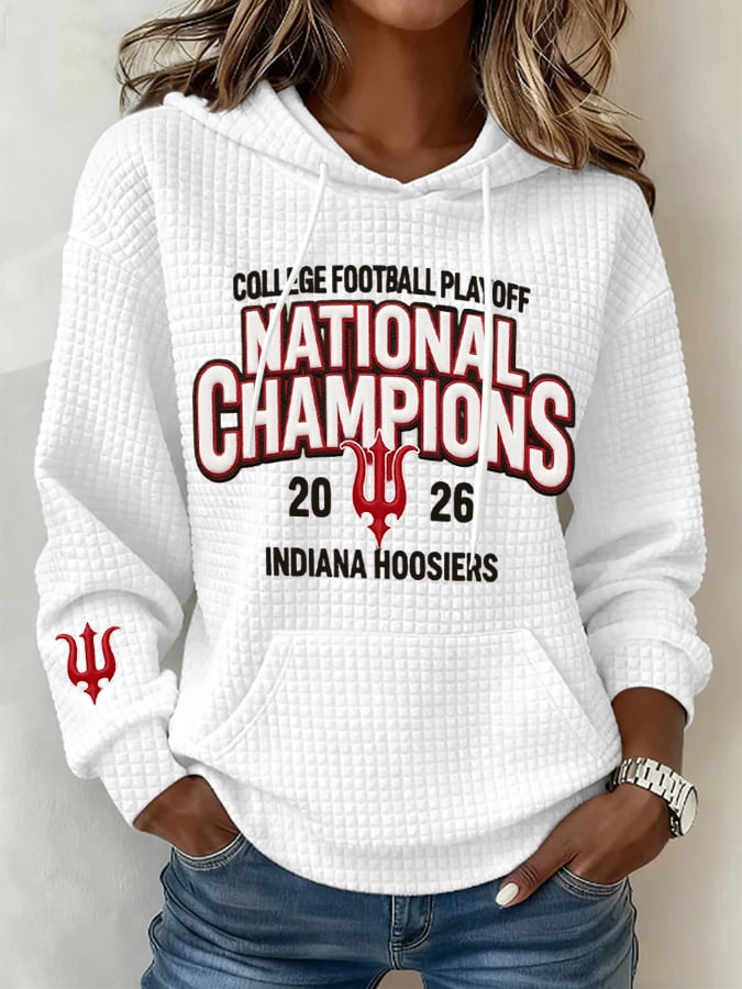Women's Football Print Casual Sweatshirt