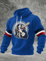 Men's Rugby Print Hoodie