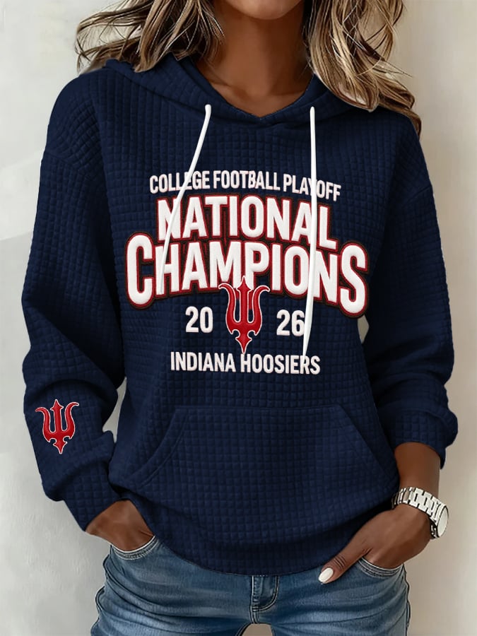 Women's Football Print Casual Sweatshirt