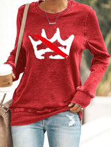🔥Buy 3 Get 15% Off🔥Women's Retro No Kings Print Sweatshirt