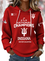 Women's Football Print Casual Sweatshirt