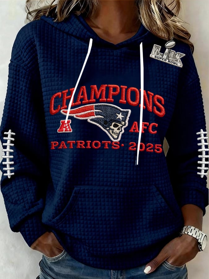 Women's Football Print Casual Sweatshirt