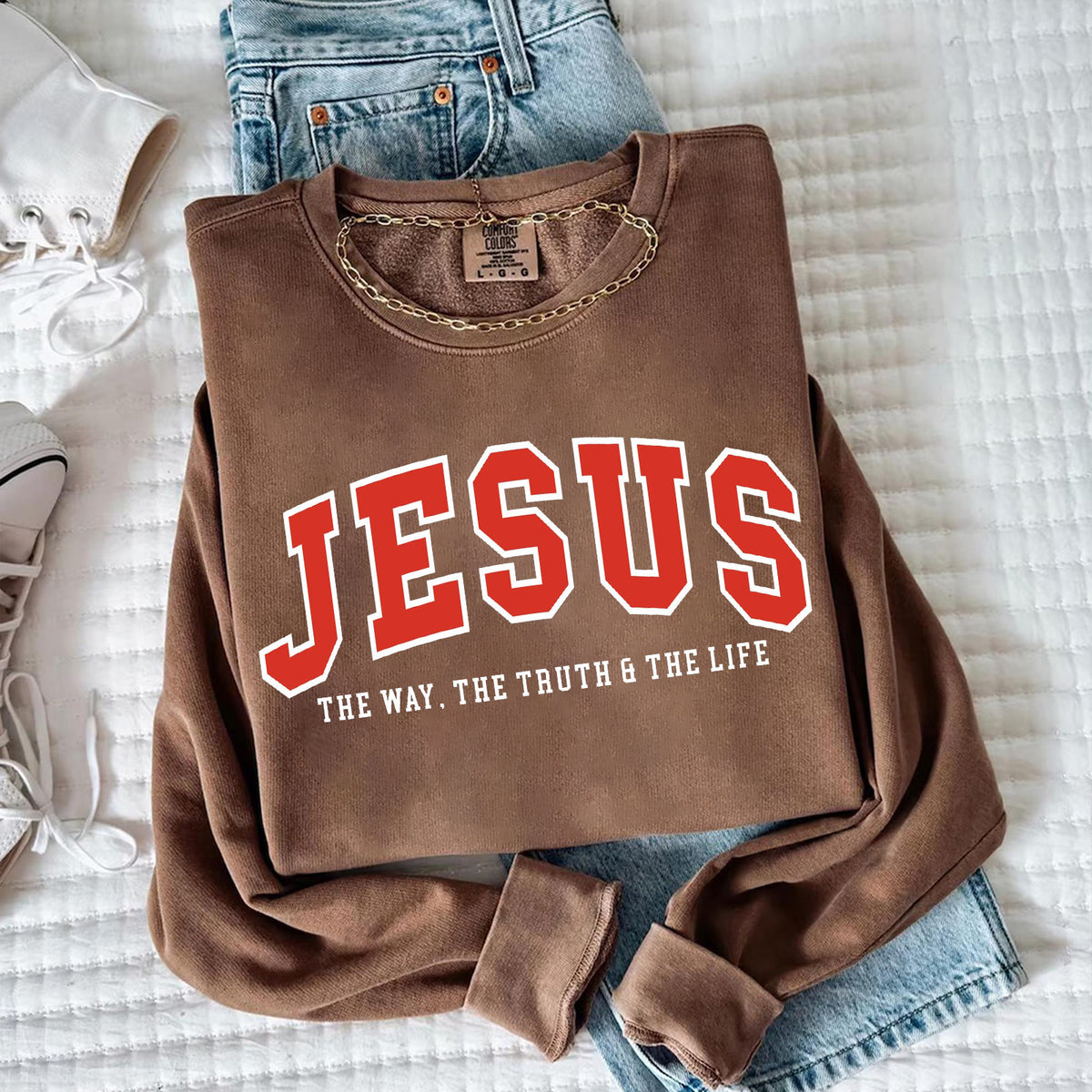 Jesus The Way The Truth The Life Sweatshirt