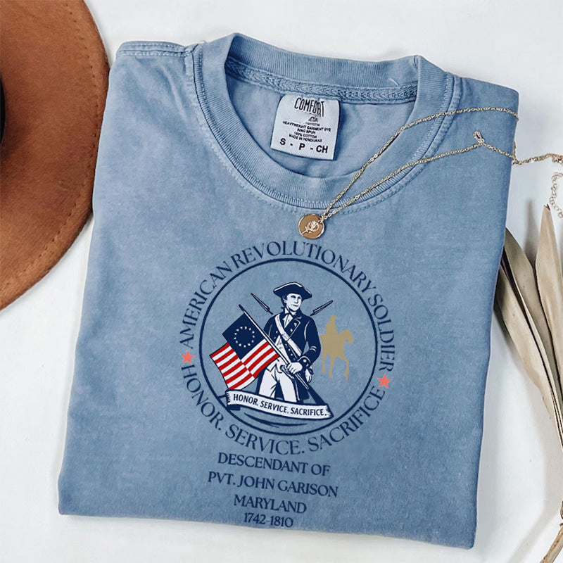 Descendant Of A Patriot T-shirt