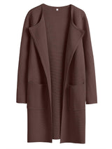Women's Fall Cardigan Sweater, Solid Color