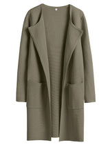 Women's Fall Cardigan Sweater, Solid Color