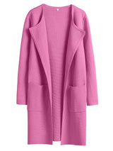 Women's Fall Cardigan Sweater, Solid Color
