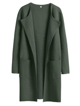 Women's Fall Cardigan Sweater, Solid Color