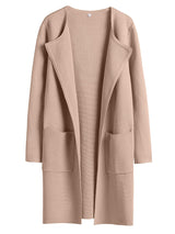 Women's Fall Cardigan Sweater, Solid Color