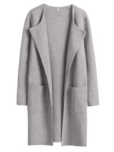 Women's Fall Cardigan Sweater, Solid Color