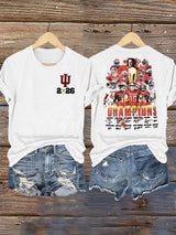 Women's  Football Print T-Shirt