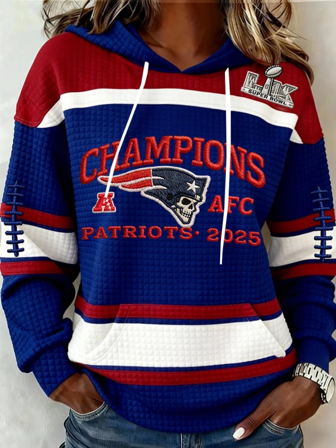 Women's Football Print Casual Sweatshirt