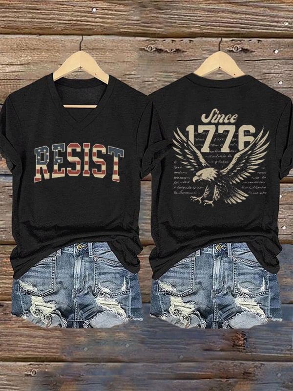 🔥Buy 3 Get 15% Off🔥Women's Resist king Printed Short-Sleeved T-Shirt