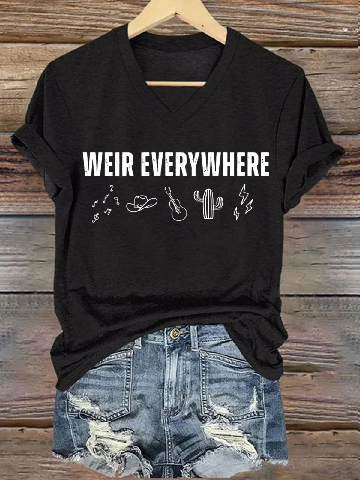 🔥Buy 3 Get 15% Off Retro Music Print T-Shirt