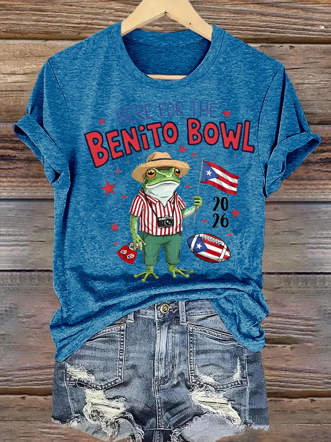 Women's  Benito Bowl Puerto Rico Football T-Shirt