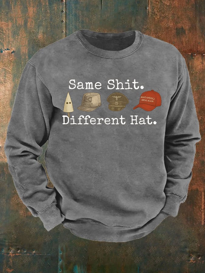 Men's  Same shit Different costume  Print  Sweatshirt