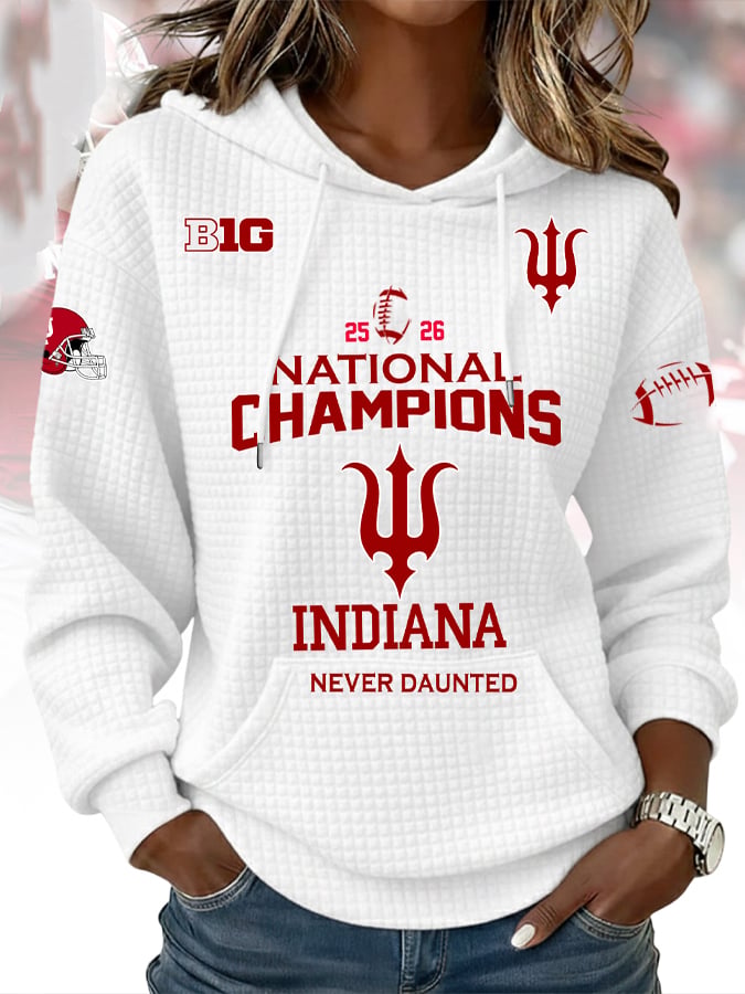 Women's Football Print Casual Sweatshirt