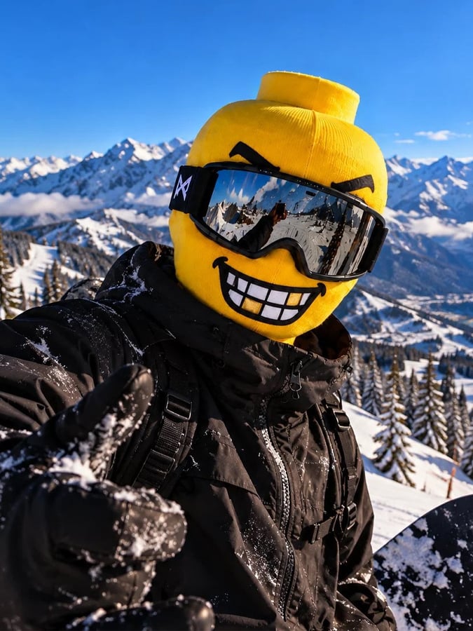 Men's Outdoor Warm Balaclava with Funny Expressions