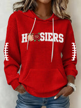 Women's Football Print Sweatshirt